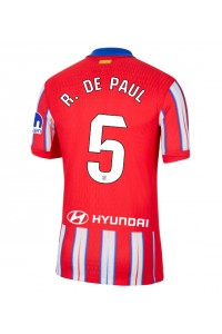 Fotbalové Dres Atletico Madrid Rodrigo De Paul #5 Domácí Oblečení 2024-25 Krátký Rukáv